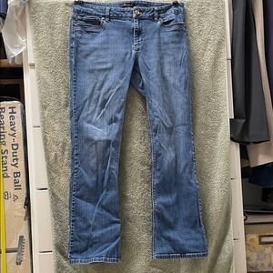White House Black Market Blue Boot Cut Jeans